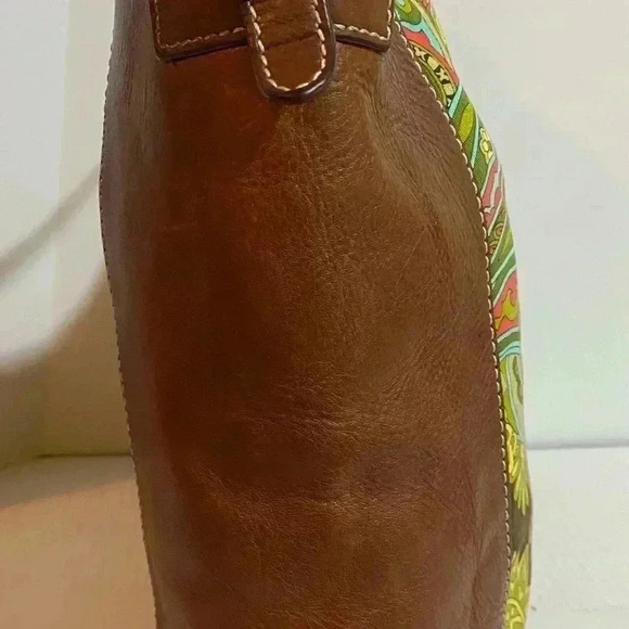 Kate Spade Brown and Green Paisley Hobo Bag - Picture 9 of 16